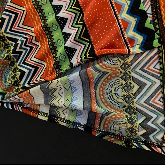 California Woman Maxi Dress Aztec size M - Picture 6 of 7